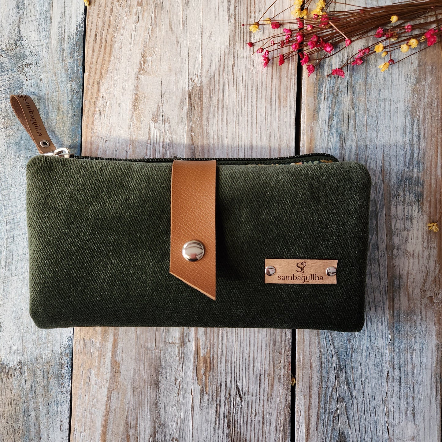 Velvet wallet, Flora wallet