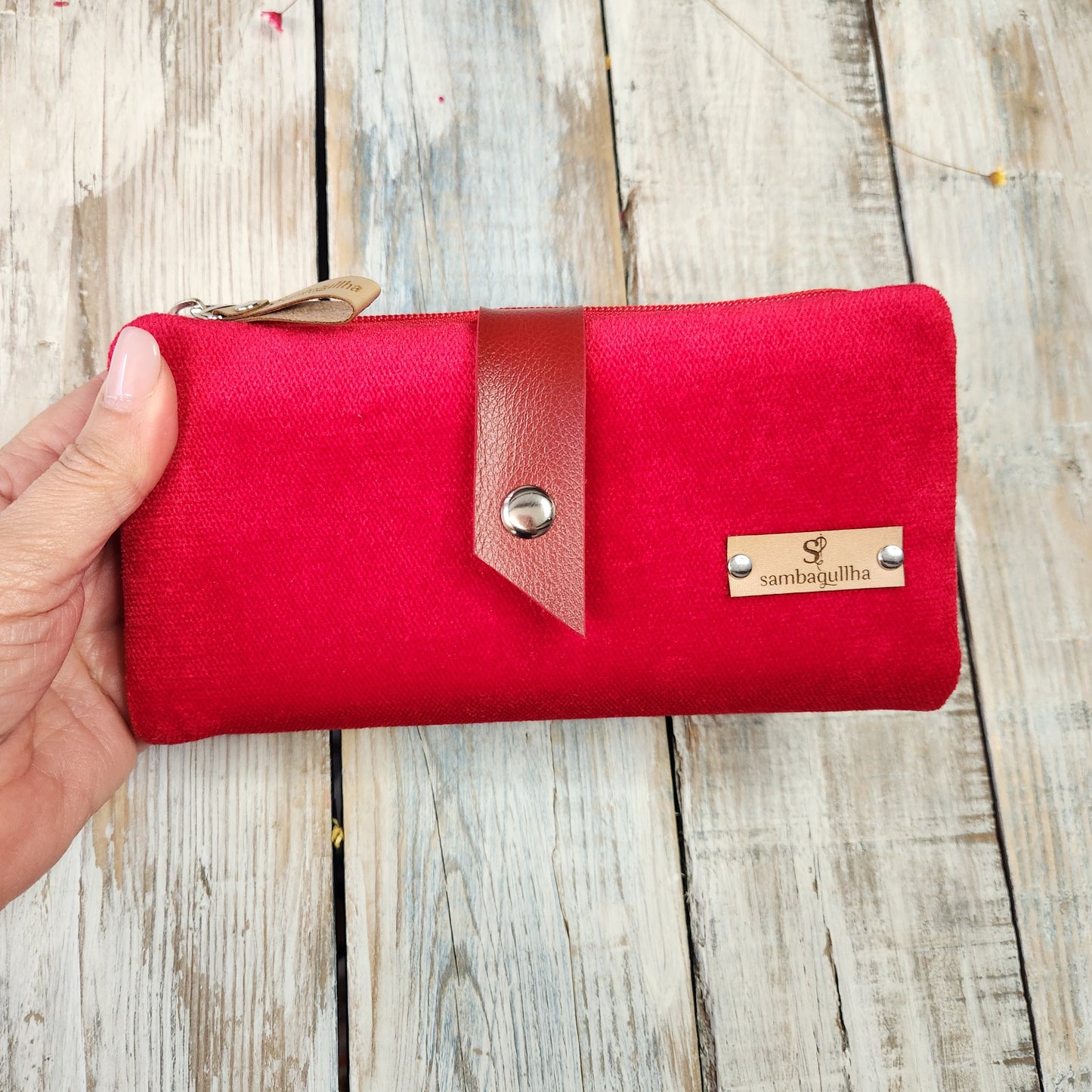 Velvet wallet, Flora wallet