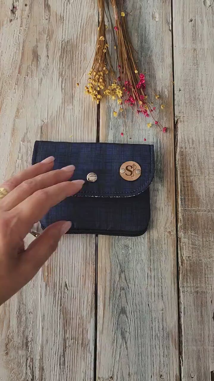 Cartera Alana, Cartera de mujer, cartera de tela, cartera de mano, billetera de chica, tarjetero, regalo para mamá, regalo para mujeres