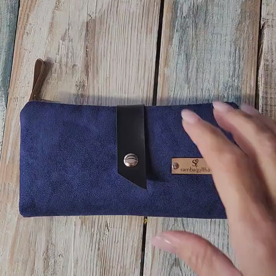 Cartera de terciopelo, cartera Flora, billetera de chicas,monedero para regalo de mujer, regalo de Navidad, tarjetero de tela roja, verde