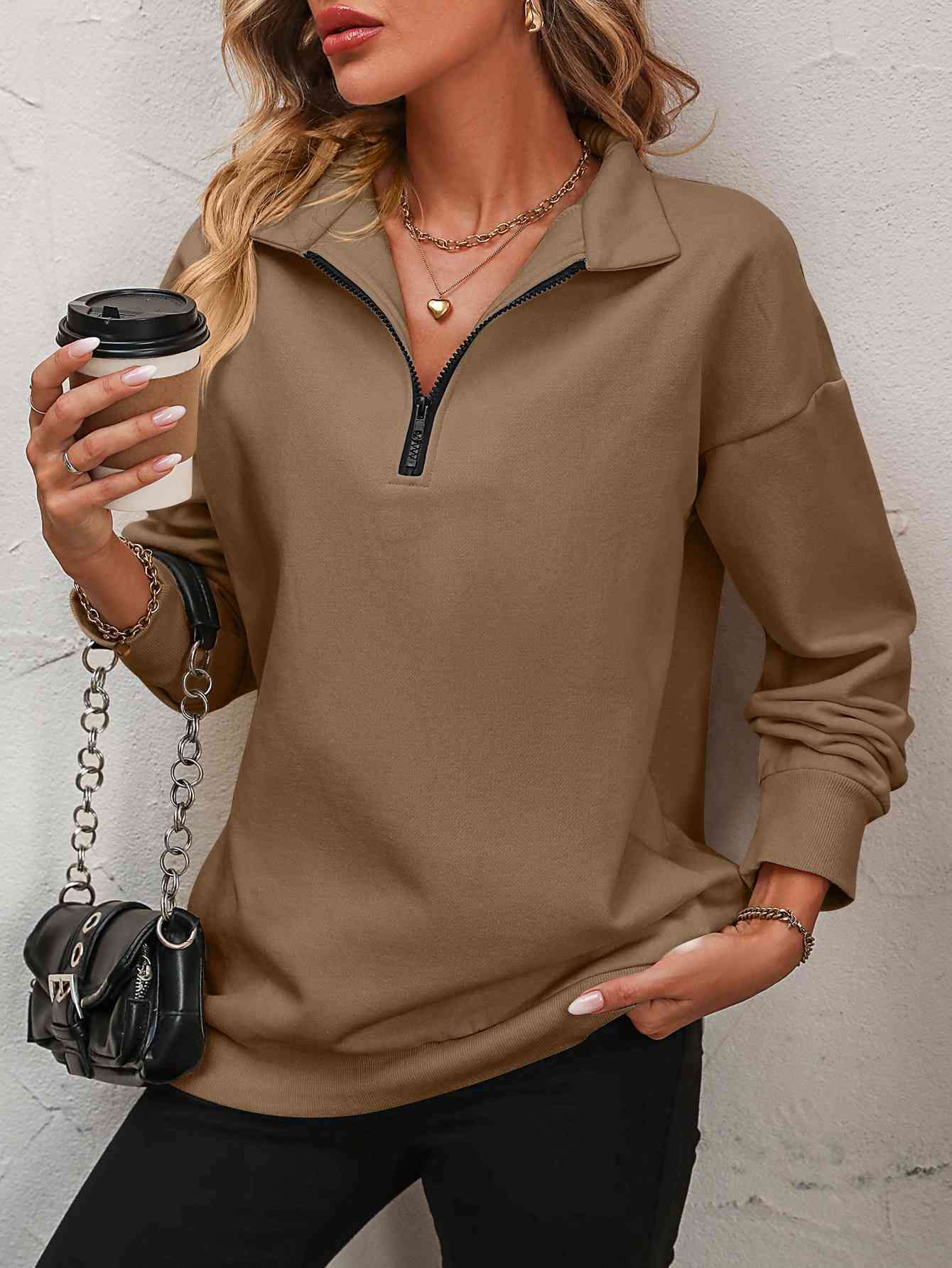 Zip-Up Sweatshirt