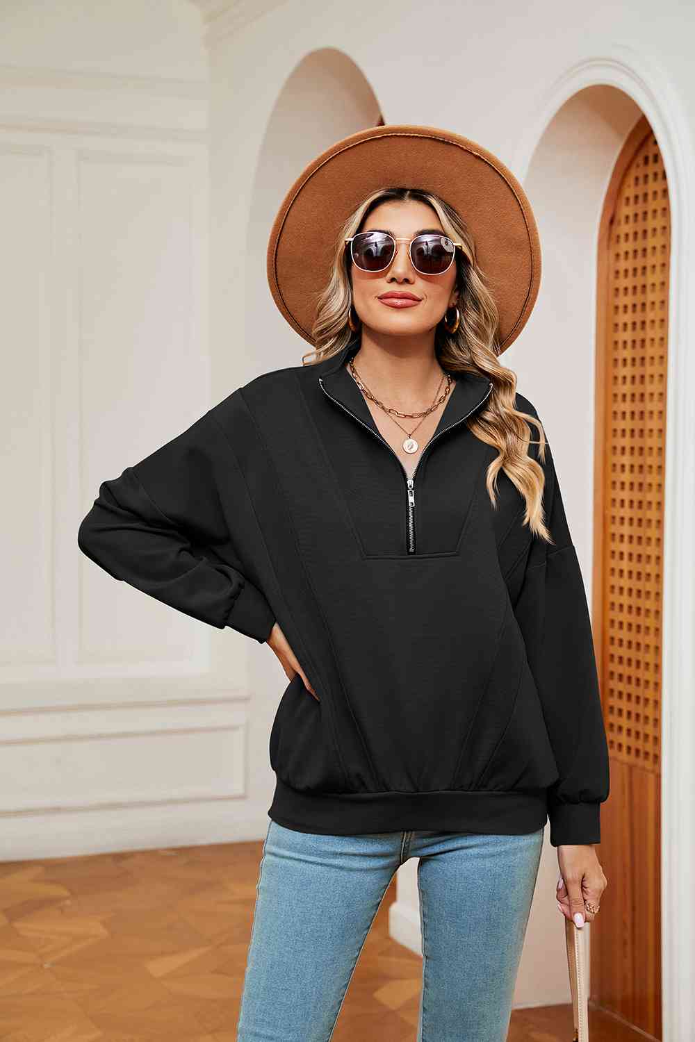 Half-Zip Sweatshirt