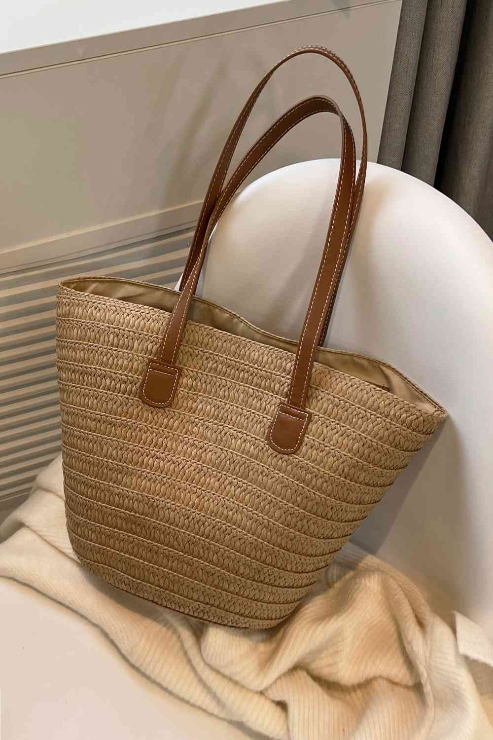 Straw Tote Bag