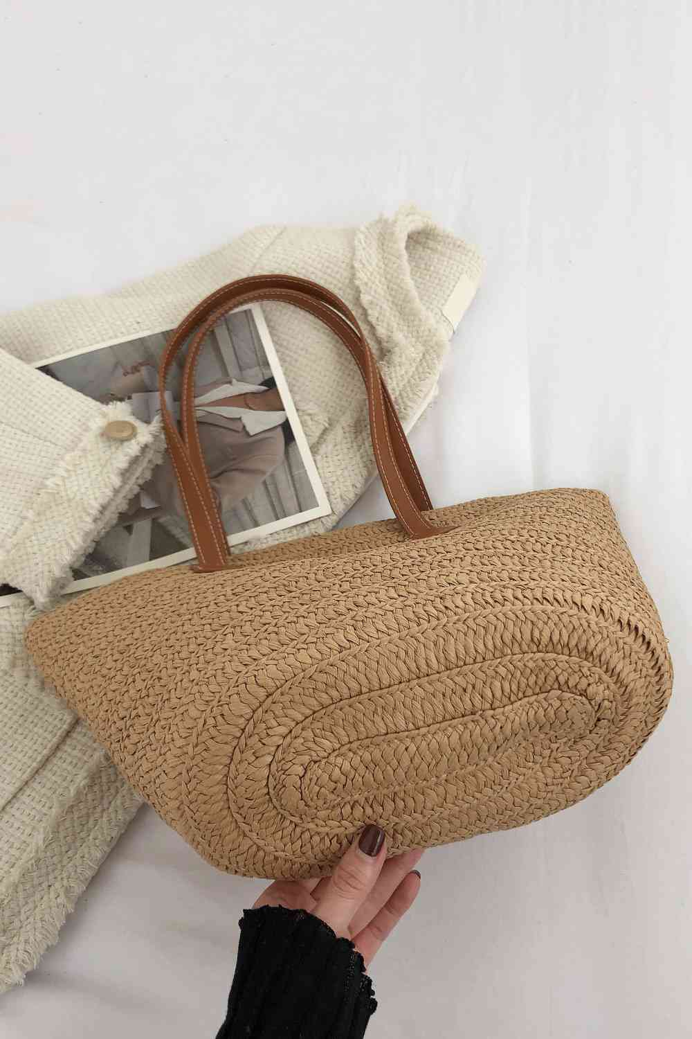 Straw Tote Bag