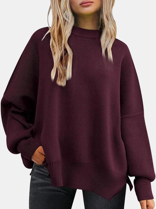 Slit Sweater