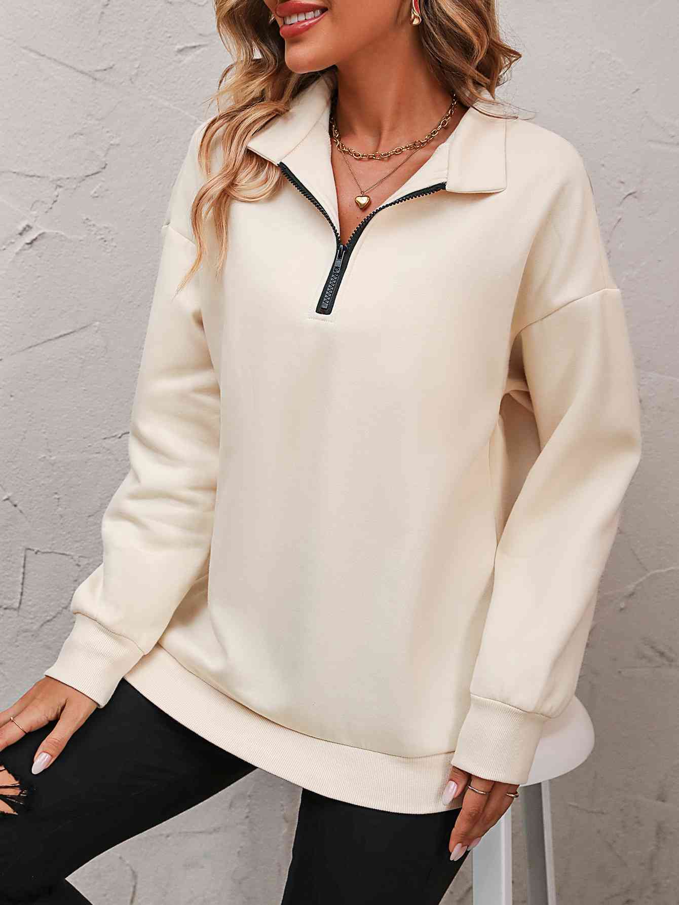 Zip-Up Sweatshirt