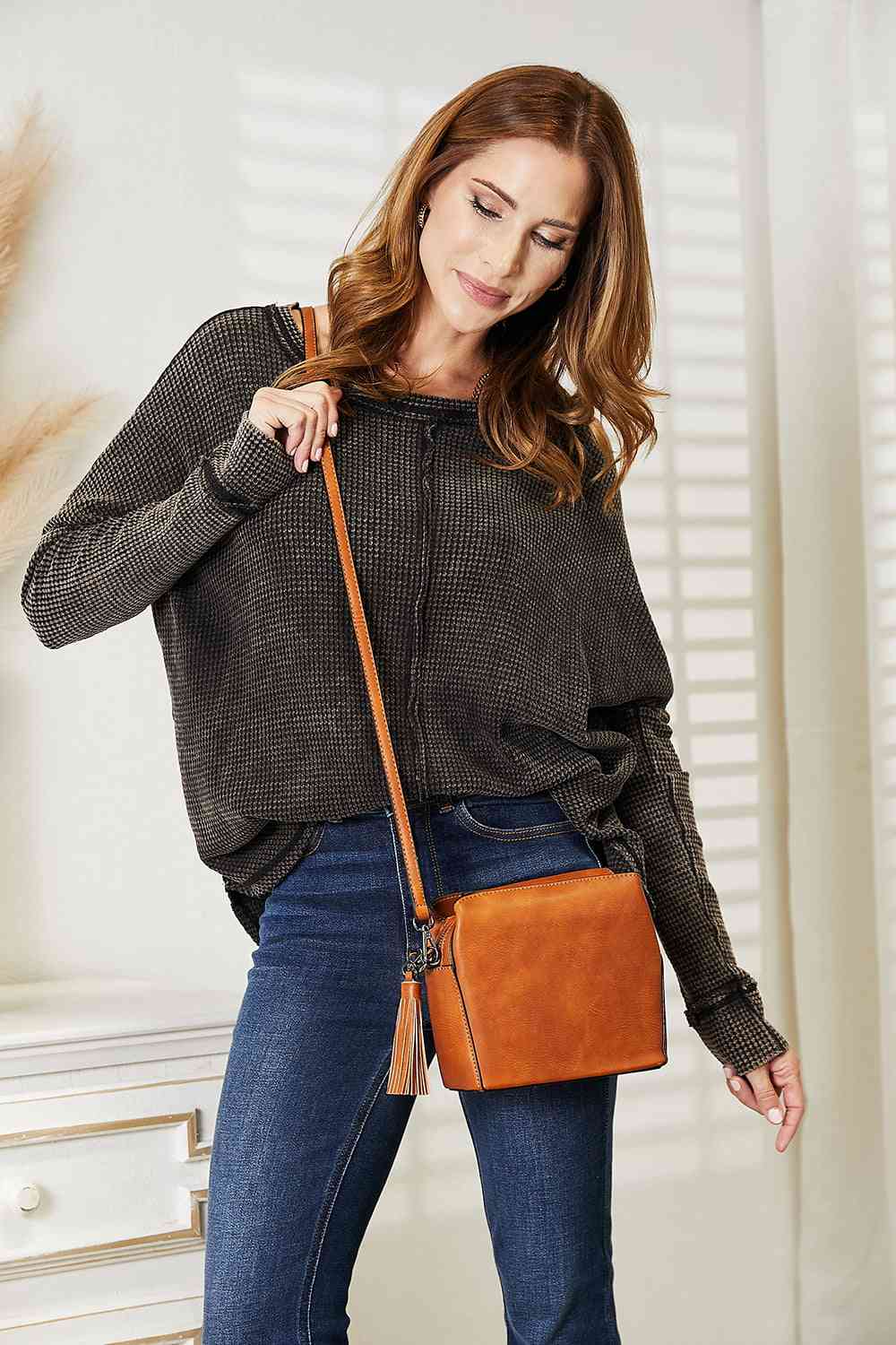 Crossbody Bag with Tassel