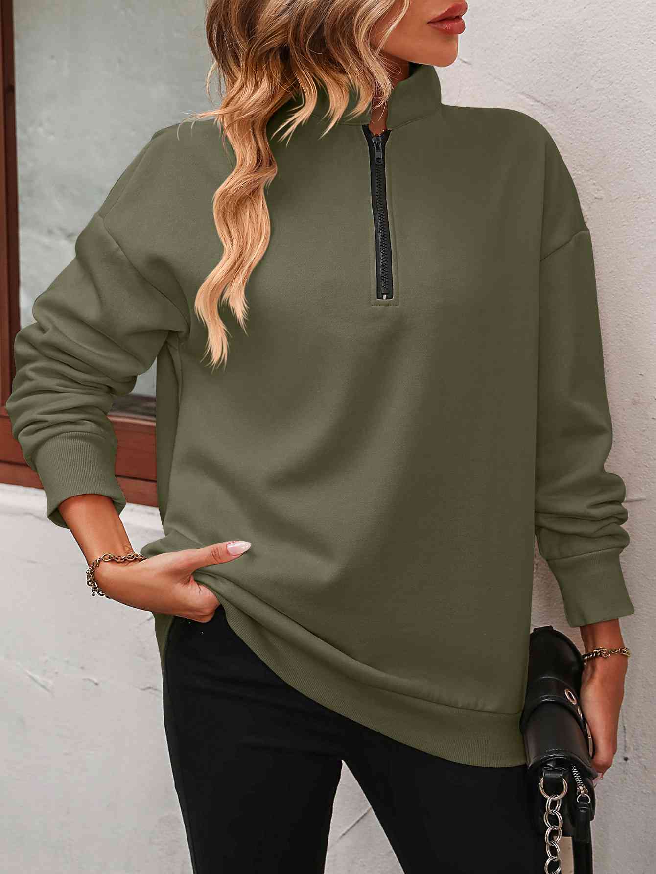 Zip-Up Sweatshirt