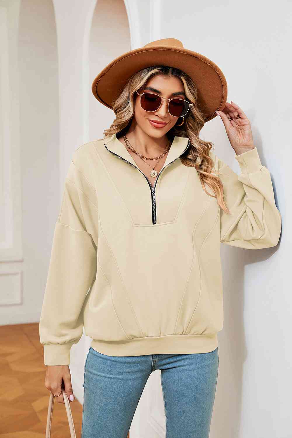 Half-Zip Sweatshirt