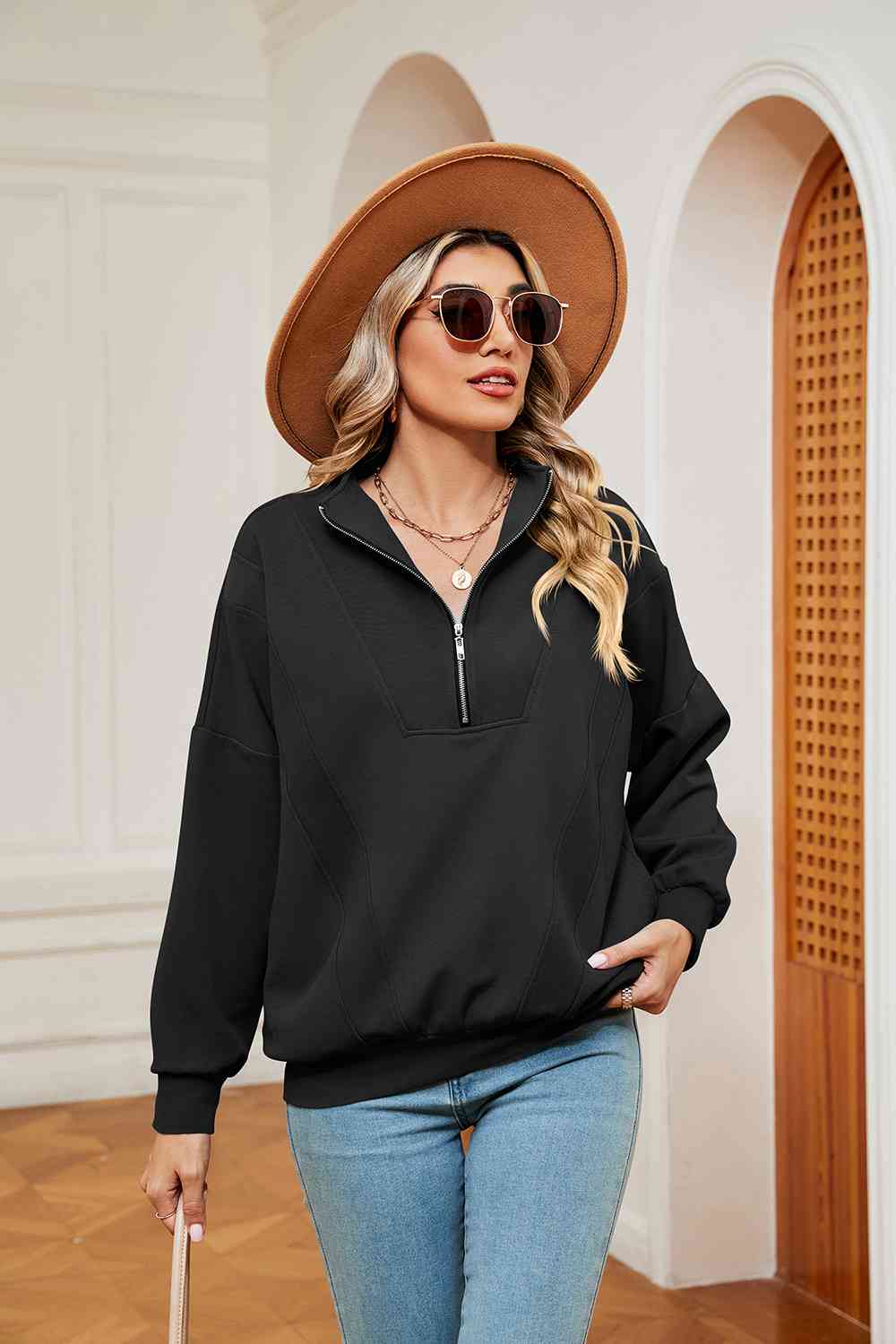 Half-Zip Sweatshirt