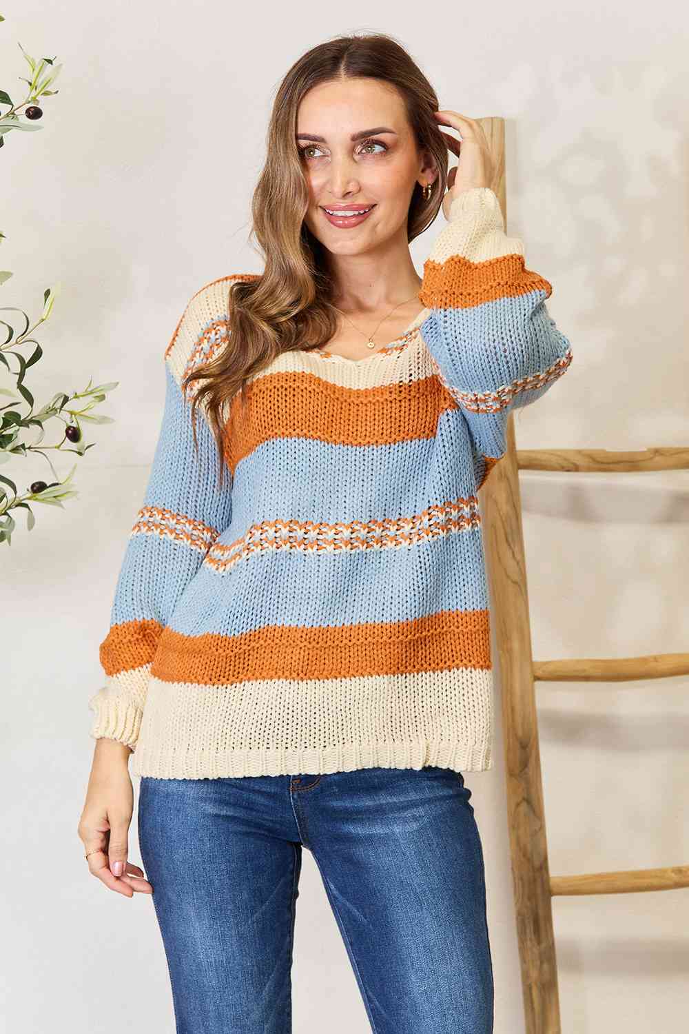 Woven Sweater