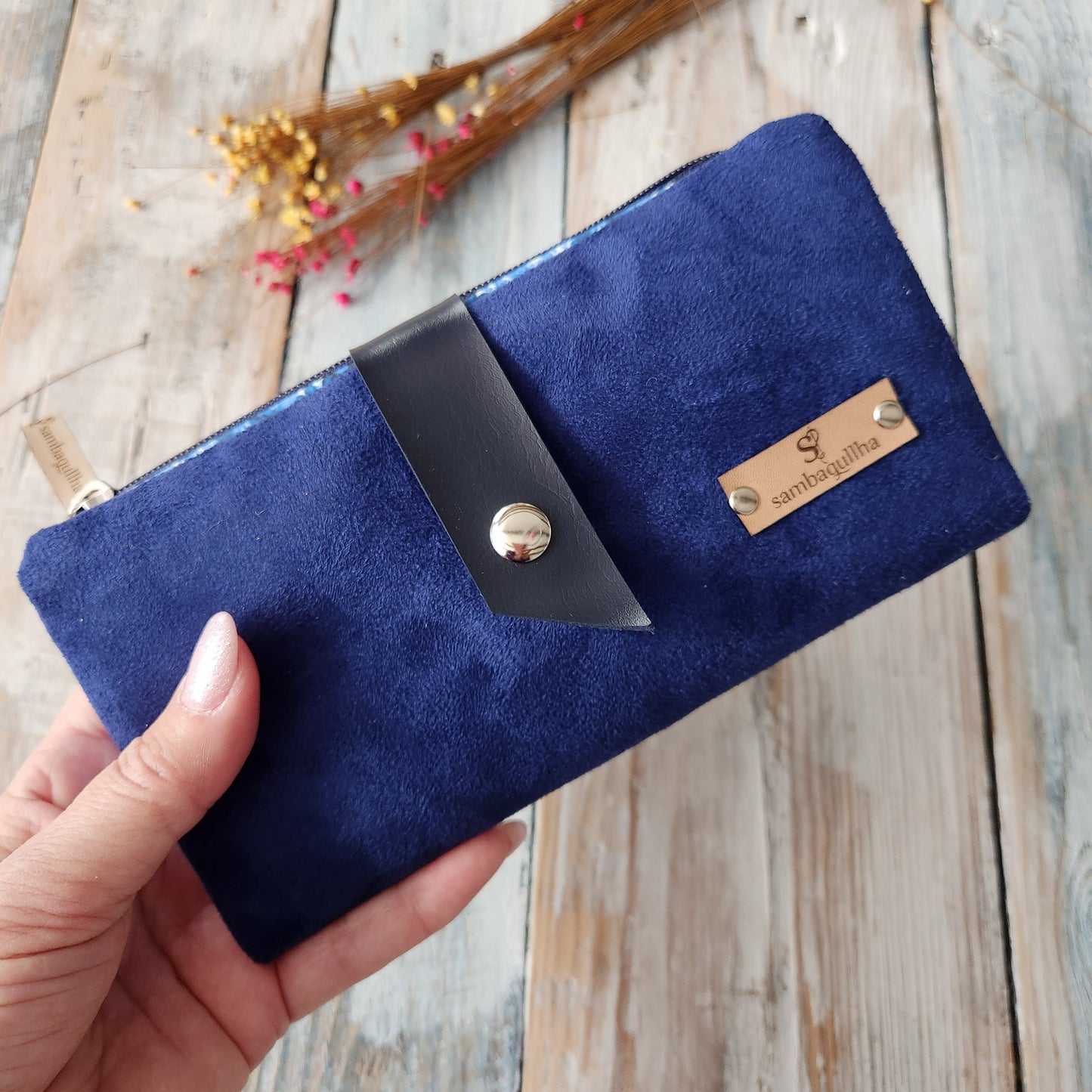 Velvet wallet, Flora wallet